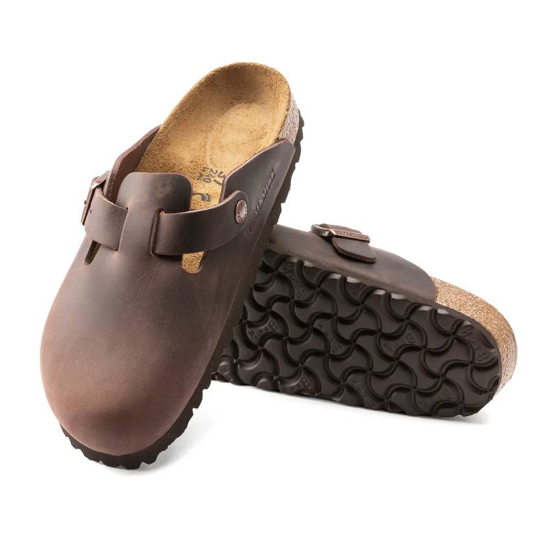 Birkenstock boston habana regular fit