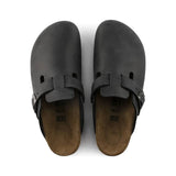 Birkenstock boston black oiled black leather