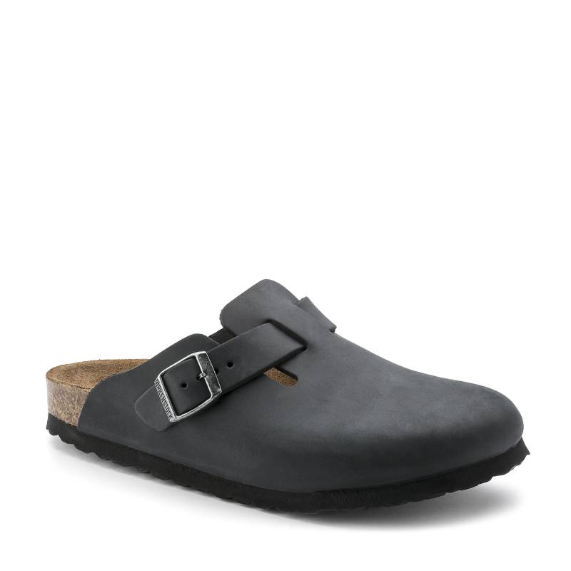 Birkenstock boston black oiled black leather