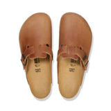 Birkenstock boston cognac unisex slide
