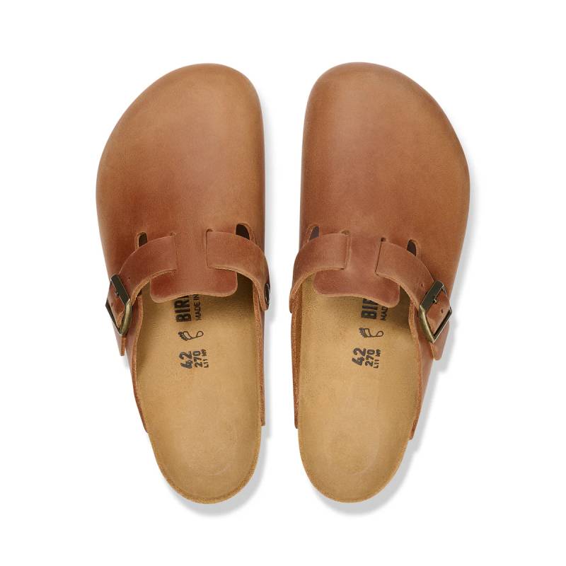Birkenstock boston cognac unisex slide