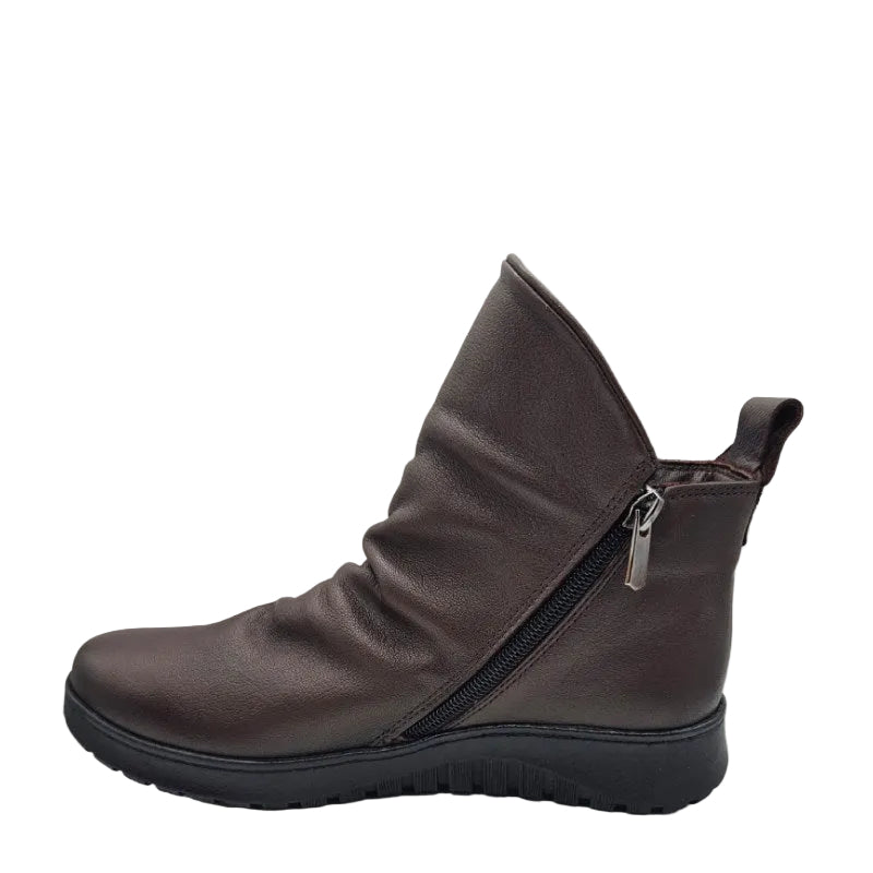 Cabello express brown womens leather boot