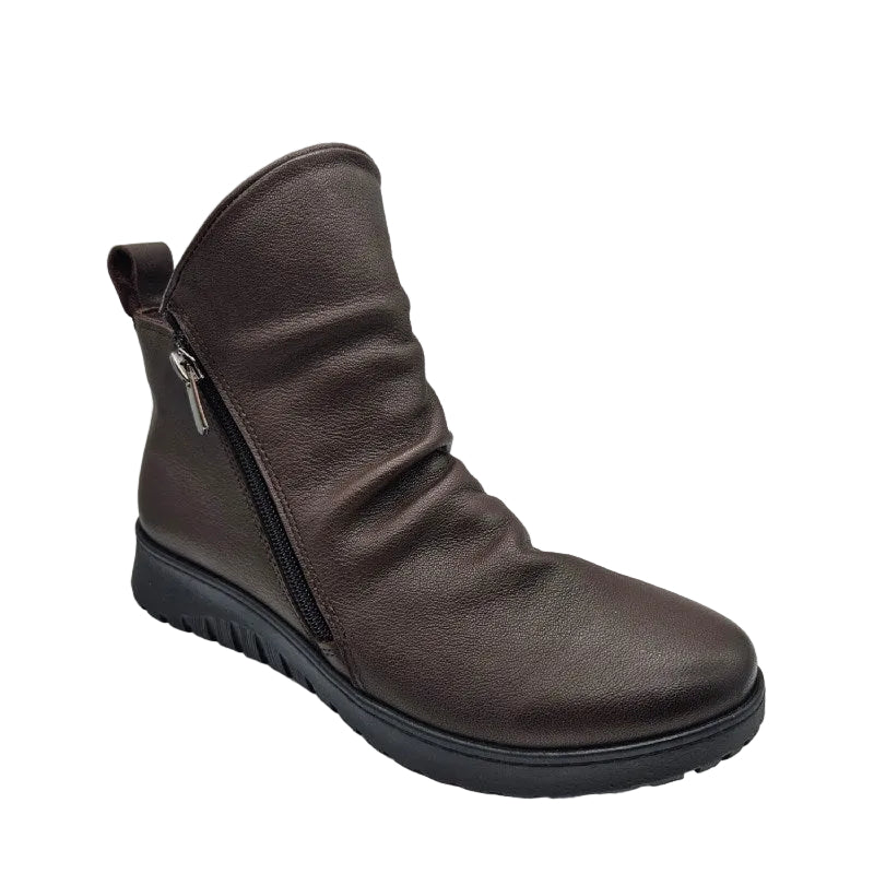 Cabello express brown womens leather boot