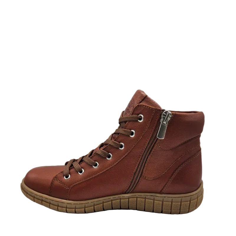 cabello reagan tan lace up boot