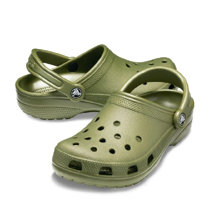 crocs classic clog army green