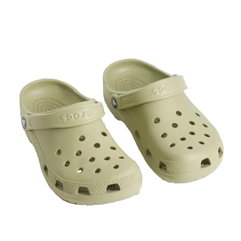 crocs classic tac green unisex clog
