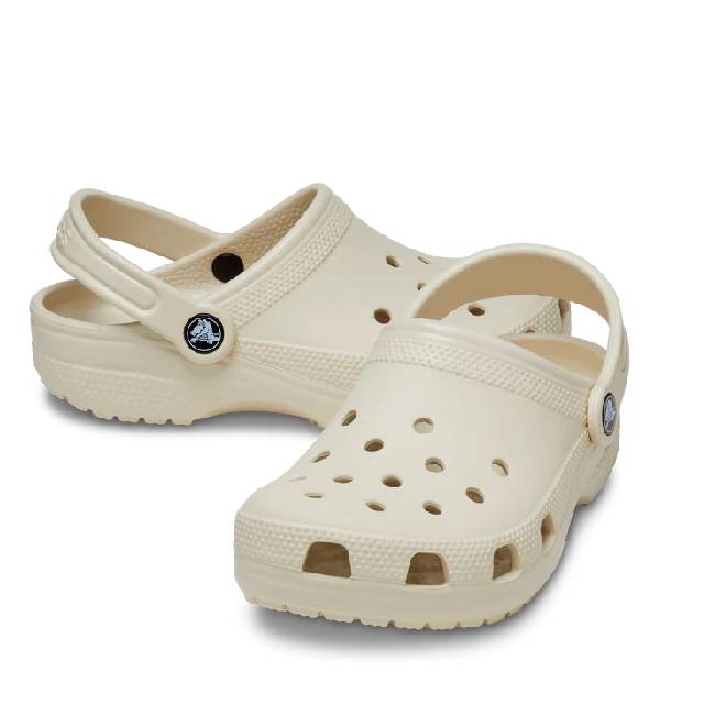 crocs classic bone