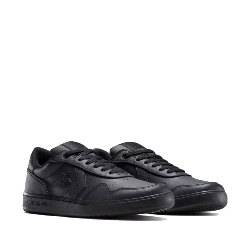 converse court lifestyle all black