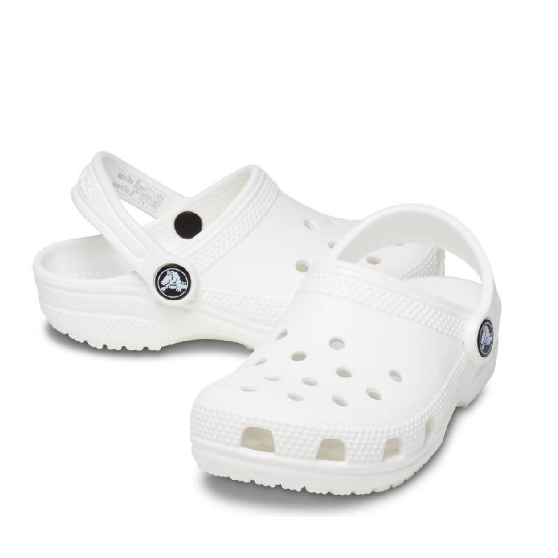 Crocs classic kids white clog