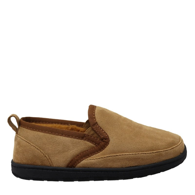 Grosby Dean chestnut mens slipper