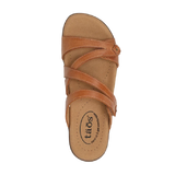 taos double u caramel womens slide