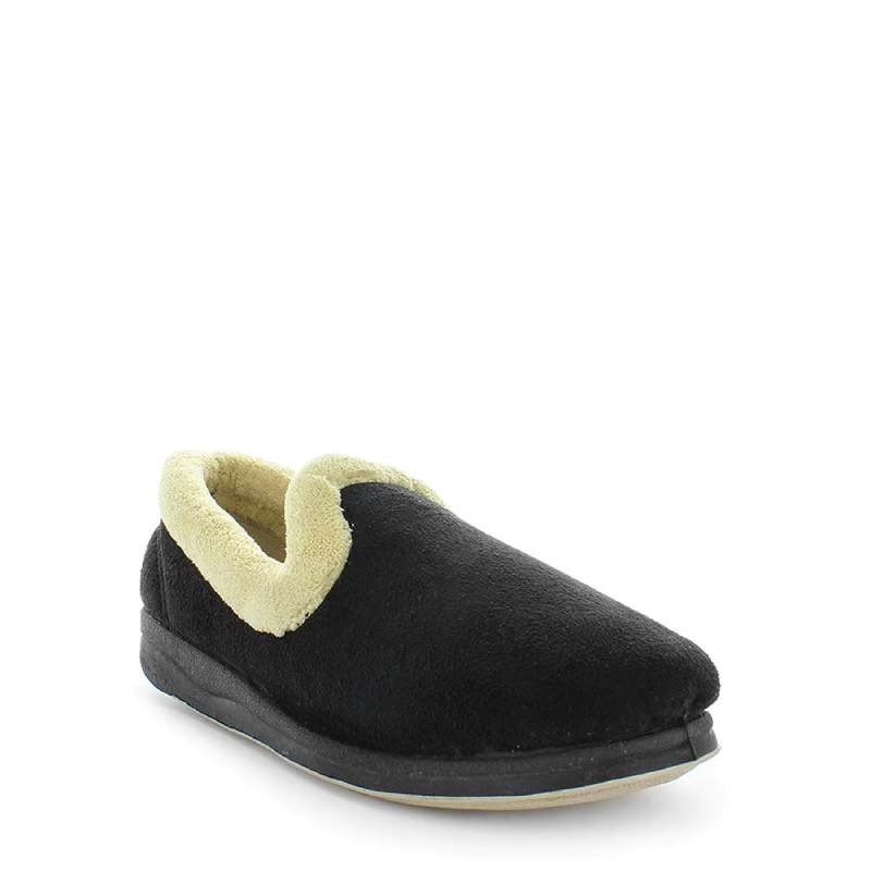 panda emille black womens slipper
