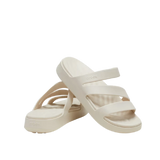 crocs getaway strappe frappe womens slide