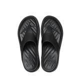 crocs getway triangle black womens slide