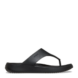 crocs getway triangle black womens slide