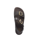 ziera graspie chocolate womens sandal