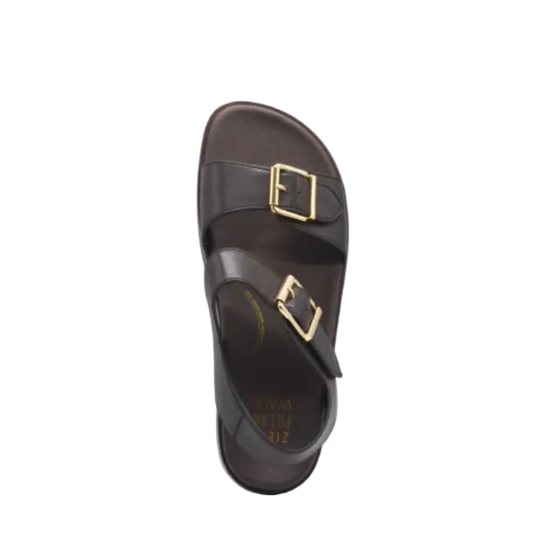 ziera graspie chocolate womens sandal