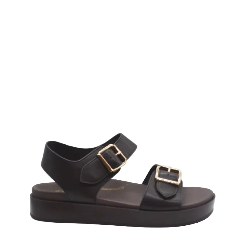 ziera graspie chocolate womens sandal