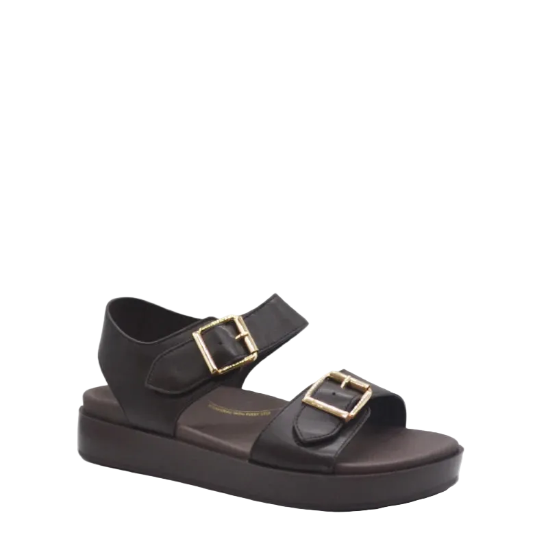 ziera graspie chocolate womens sandal