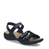 josef seibel ibiza 86 black womens adjustable sneaker