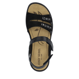josef seibel ibiza 86 black womens adjustable sneaker