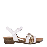 zeta idalia white multi sandal