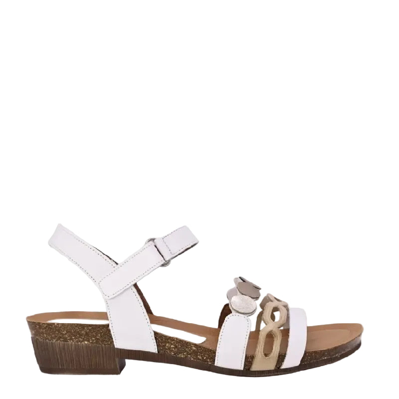 zeta idalia white multi sandal