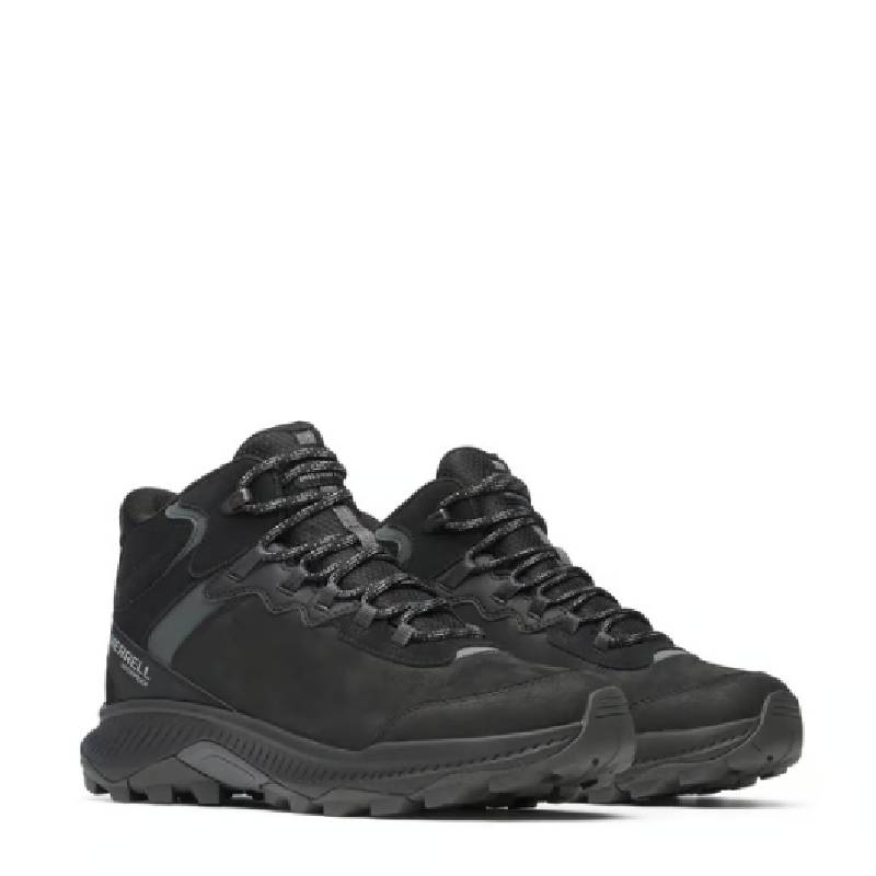 merrell speed strike black mens hiking boot