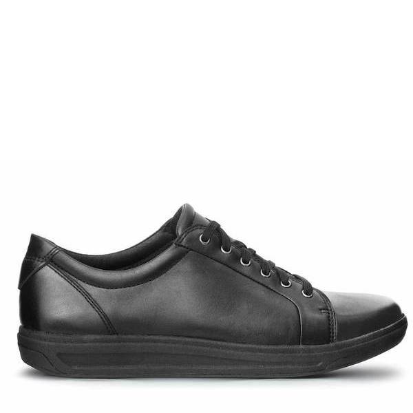 Ascent stratus black womens work shoe