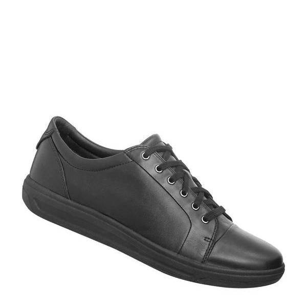 Ascent stratus black womens work shoe