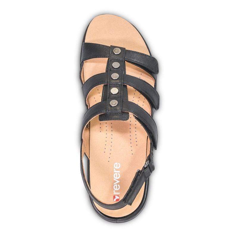 Revere Toledo black sandal