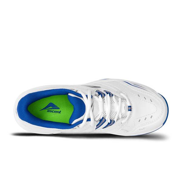 ascent sustain white lace up sneaker