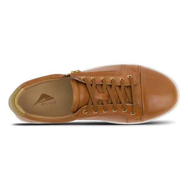 ascent stratus lace up tan lace up