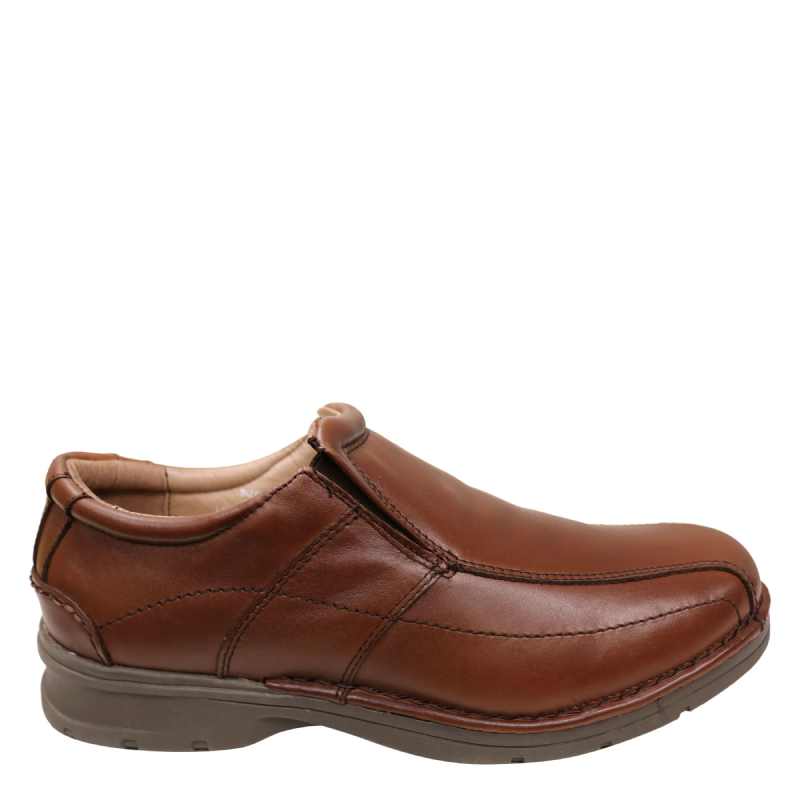 Slatters lismore brown mens slip on