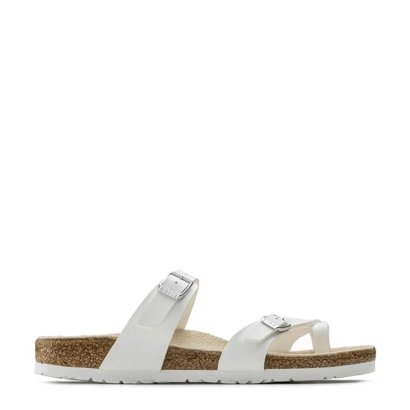 Birkenstock mayari white womens slide