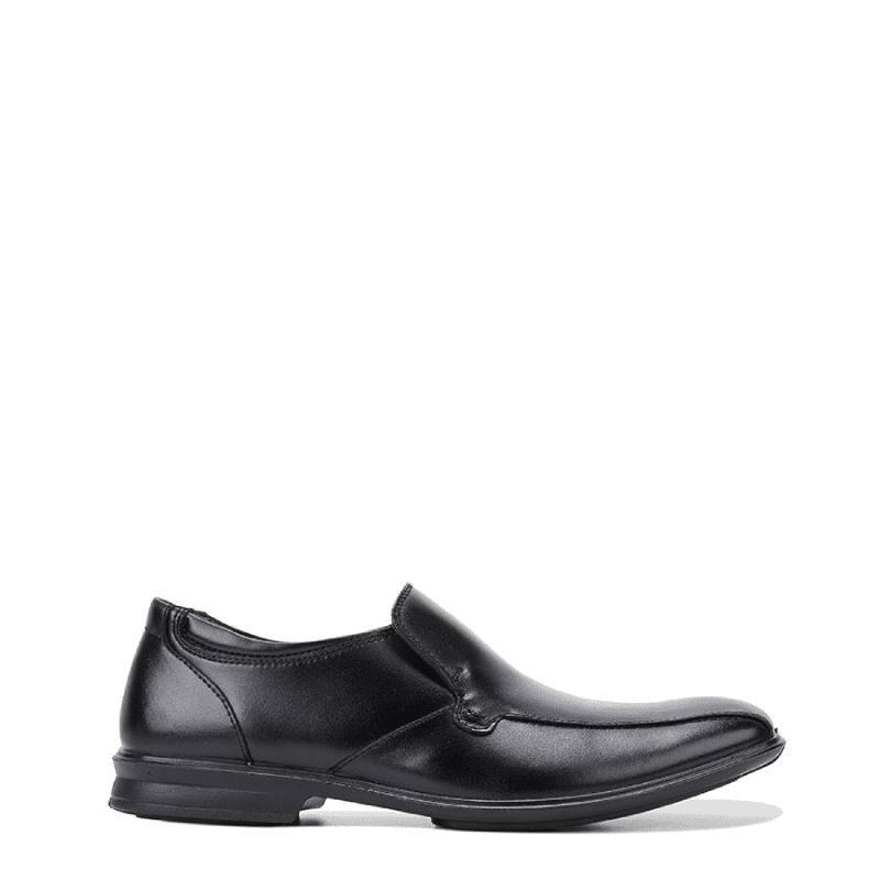 Hush puppies mens black slip on