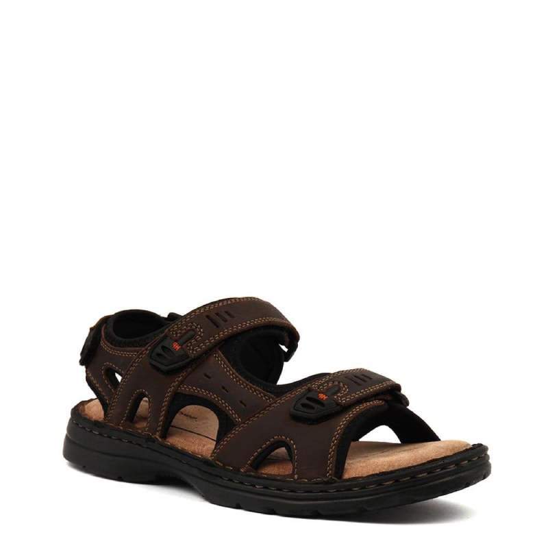 hush puppies simmer brown mens sandal