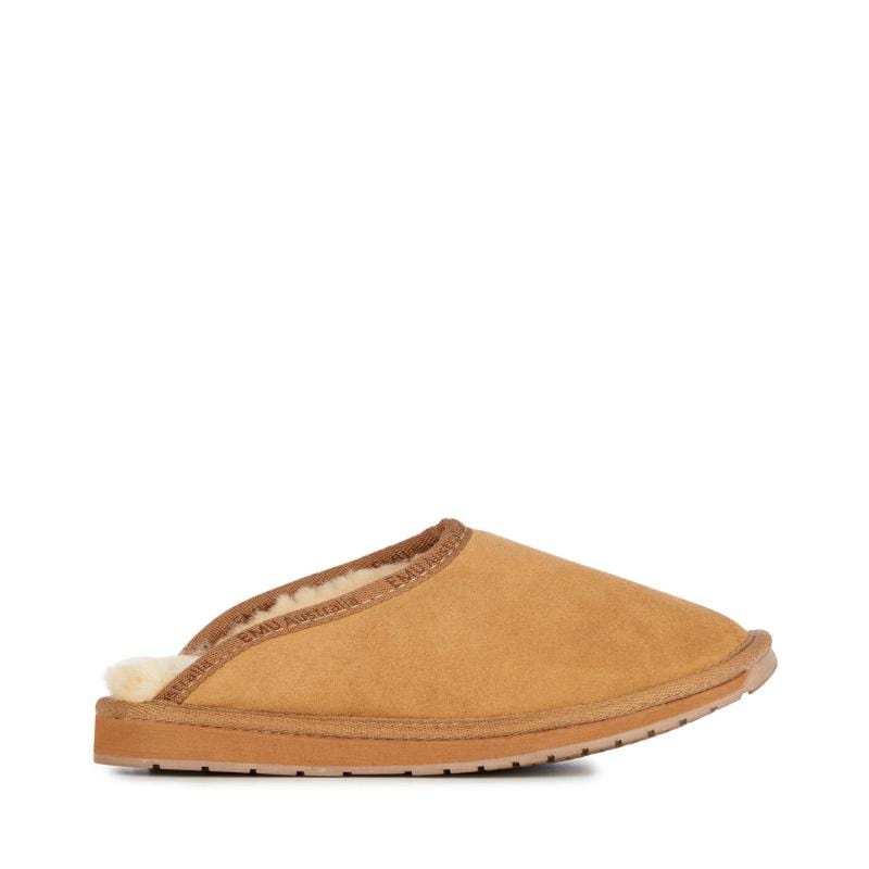Emu esperence chestnut sheepskin scuff