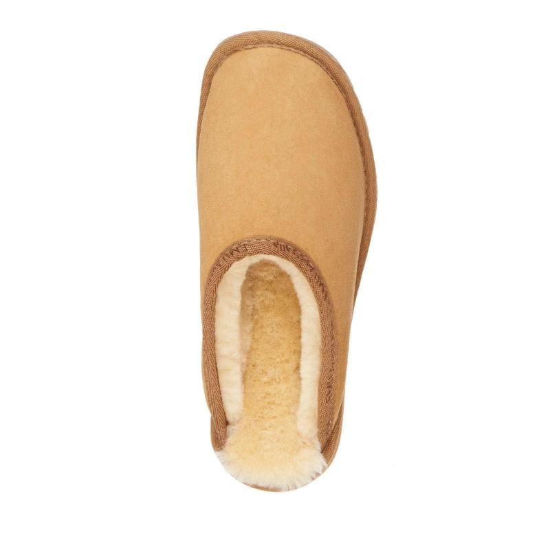 Emu esperence chestnut sheepskin scuff