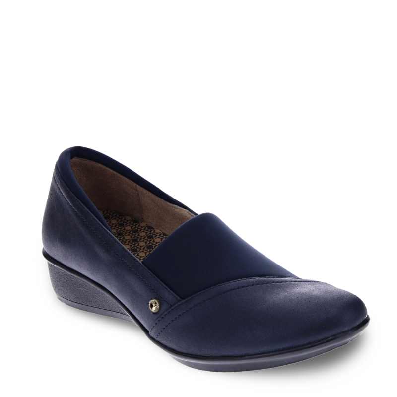 Revere naples navy womens slip on