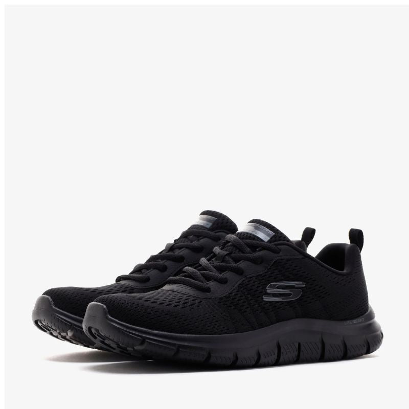 skechers new staple black womens lace up