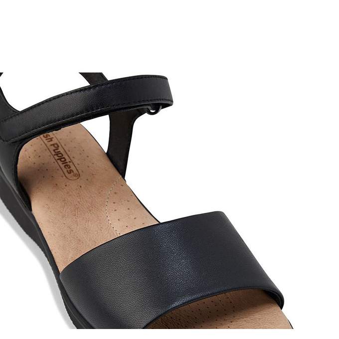Hush puppies nigella black womens sandal
