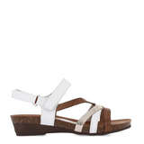 zeta ocean white multi sandal