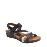 zeta ocean navy multi womens sandal