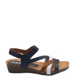 zeta ocean navy multi womens sandal