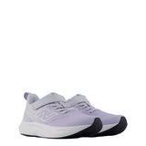 New balance pv625 kids purple velcro joggers