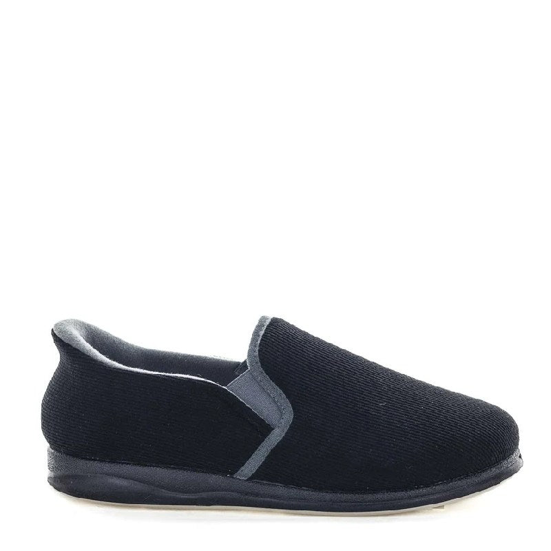 Panda emerson black mens slipper