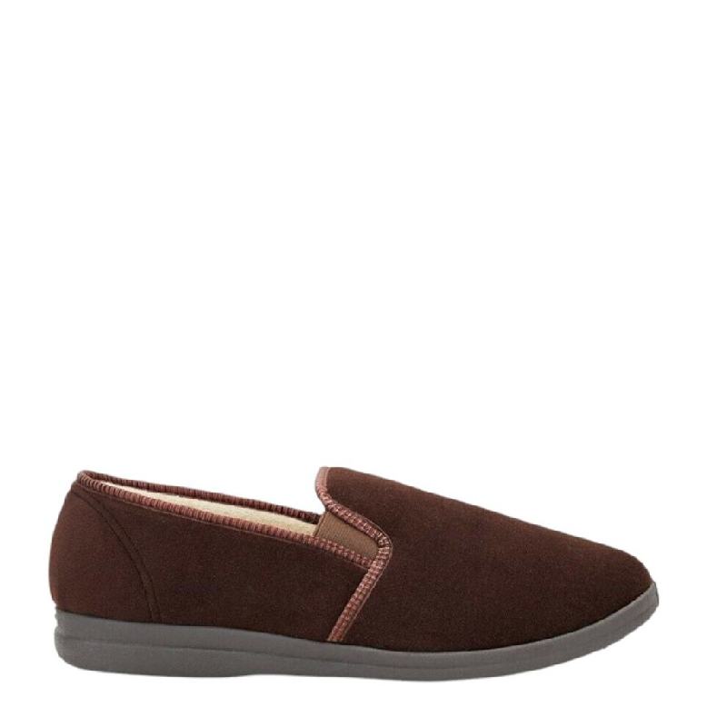 Grosby percy chocolate slipper