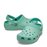 crocs classic kids retro green