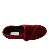 Grosby rosanna wine coloured womens slipper